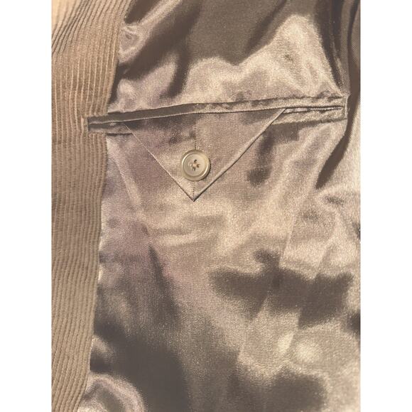 Lauren Ralph Lauren Blazer 42XL Camel Brown Tan Corduroy Suit Jacket Extra Tall - Picture 10 of 11